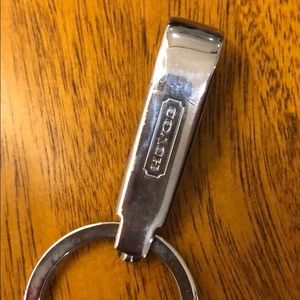 Coach Sterling Silver Key Ring Clasp
